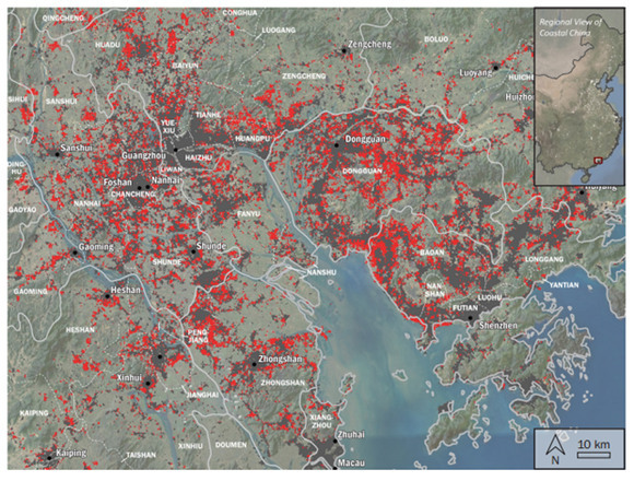 珠三角地区已经超过大东京地区,成为世界上最